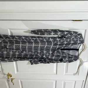 XiX Palms Blue Dress Sz 2 work once